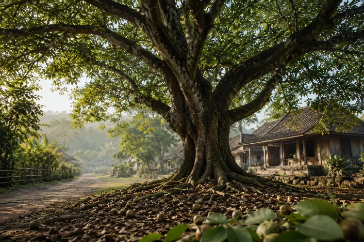 Asal-Usul Nama Kemiren dan Cerita Pohon Kemiri di Banyuwangi